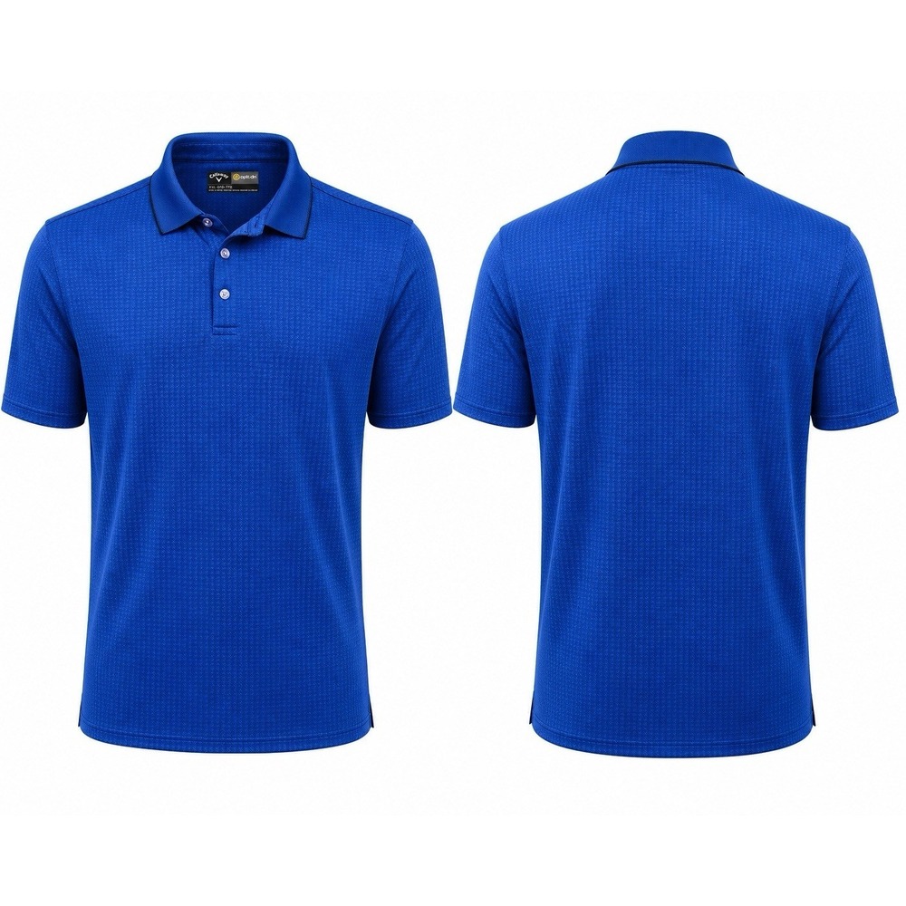 Callaway Opti-Dri  Polo Shirt XXL BLUE‎ DIAMOND Golf Short Sleeve Logo